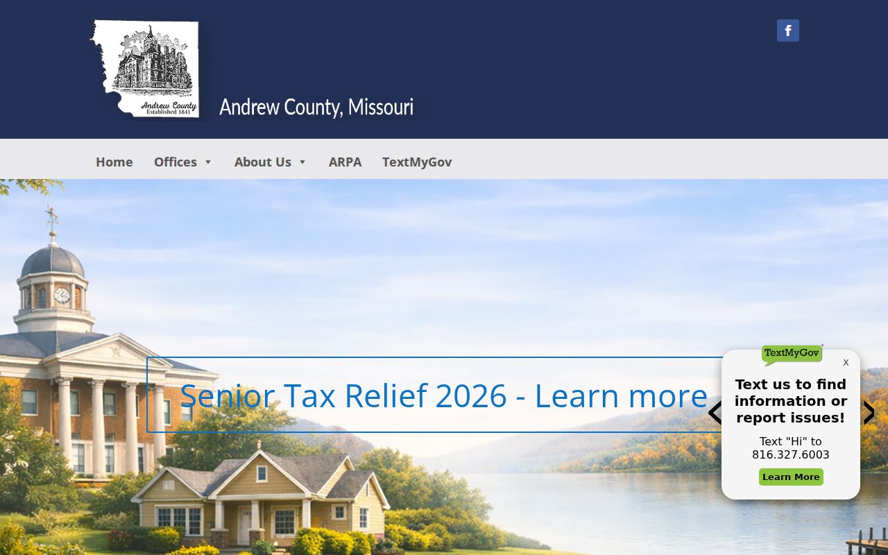 Andrew County court docket courthouse and county information